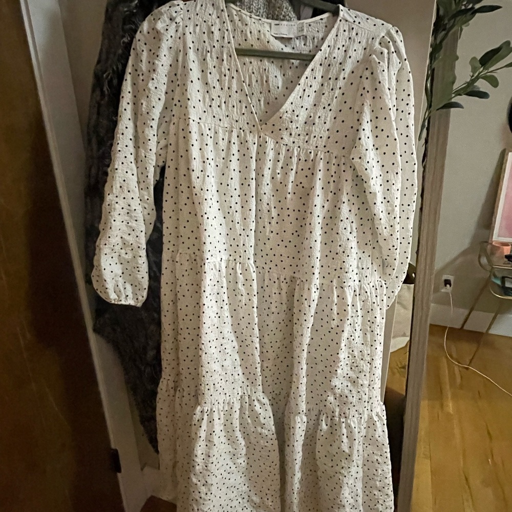 ASOS midi polka dot dress